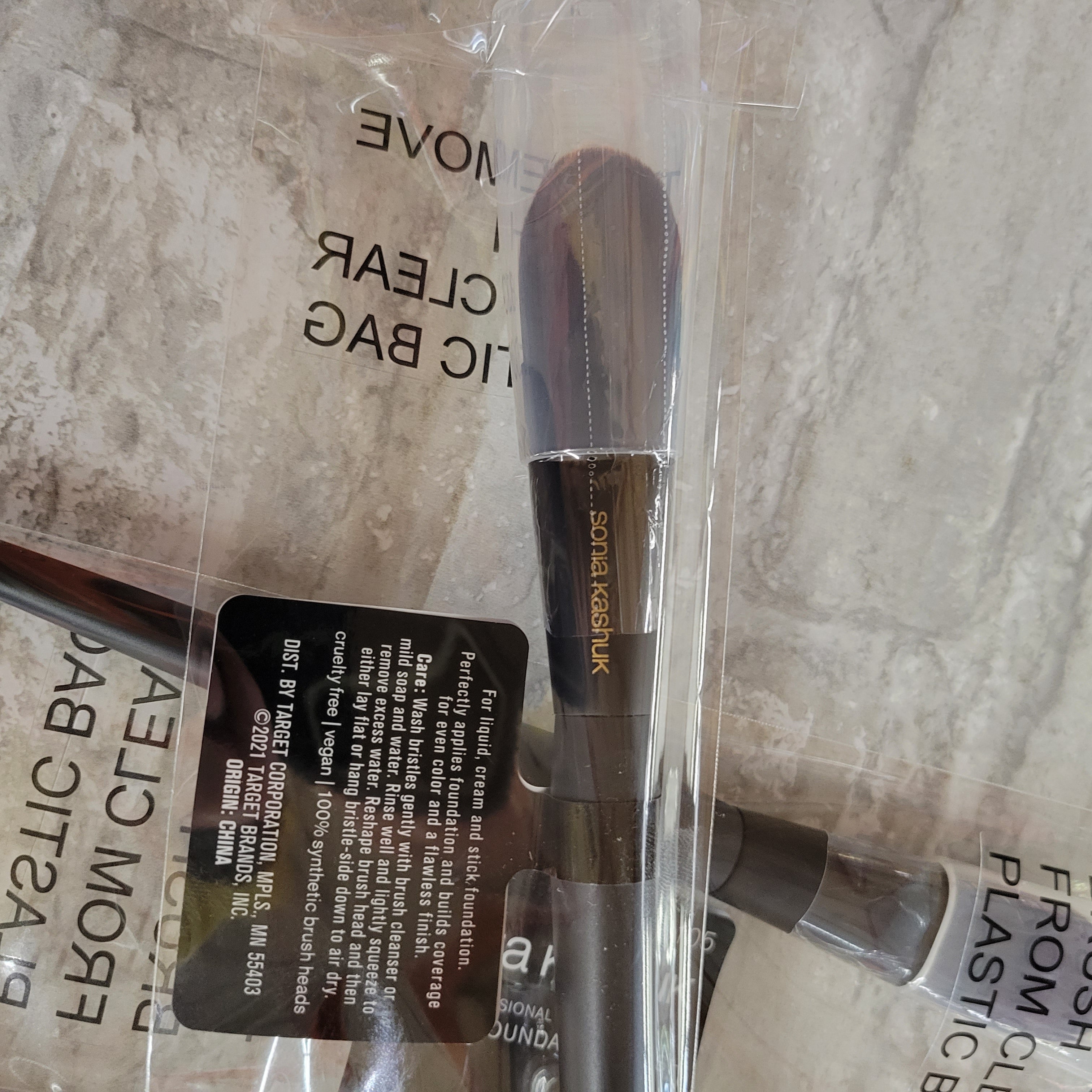 Sonia Kashuk Professional Paddle Foundation Brush No. 105, Lot of 3 (8035460088046)